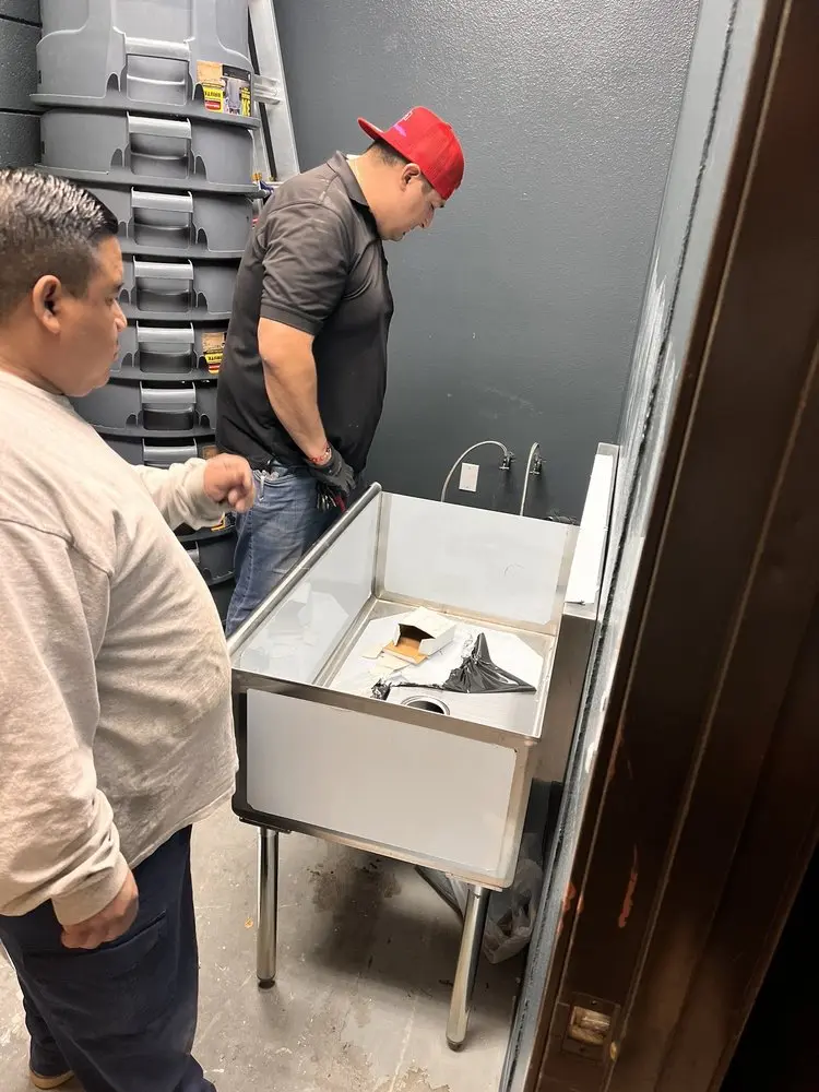 Commercial plumbing and sink installation in South Strabane